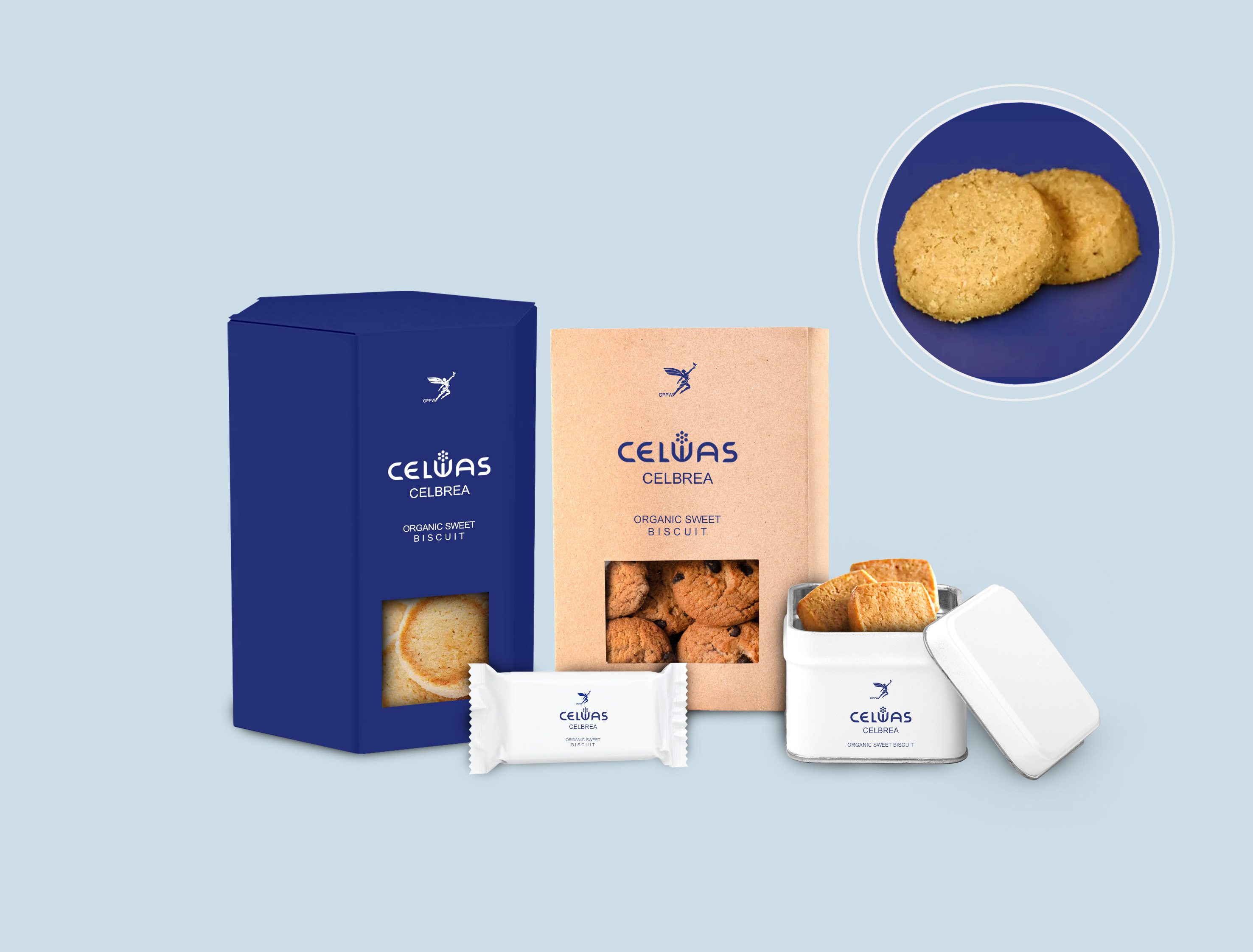 CELBREA<br />organic sweet biscuits