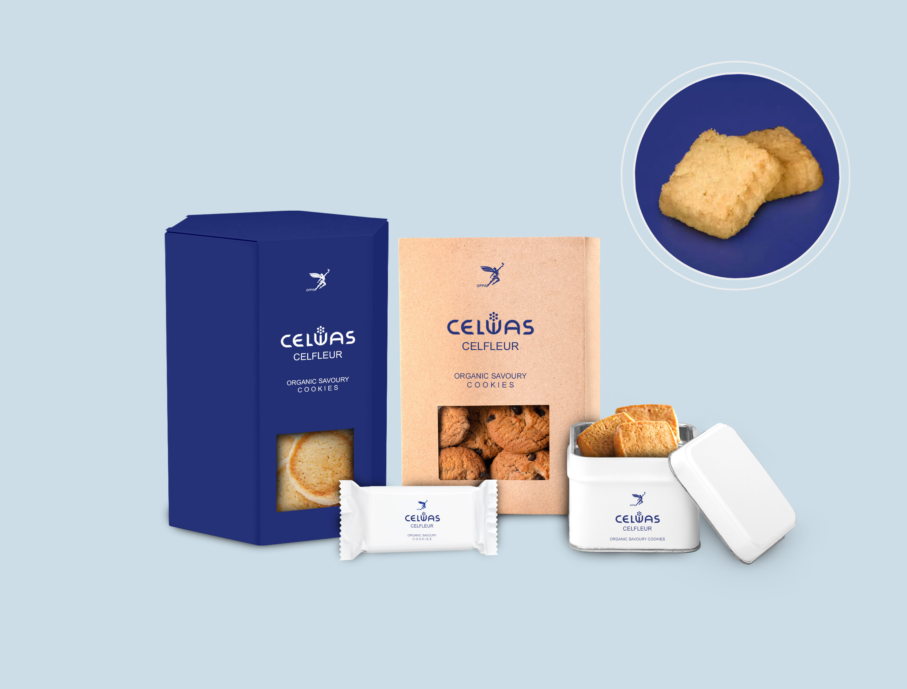 CELFLEUR<br />organic savoury cookies