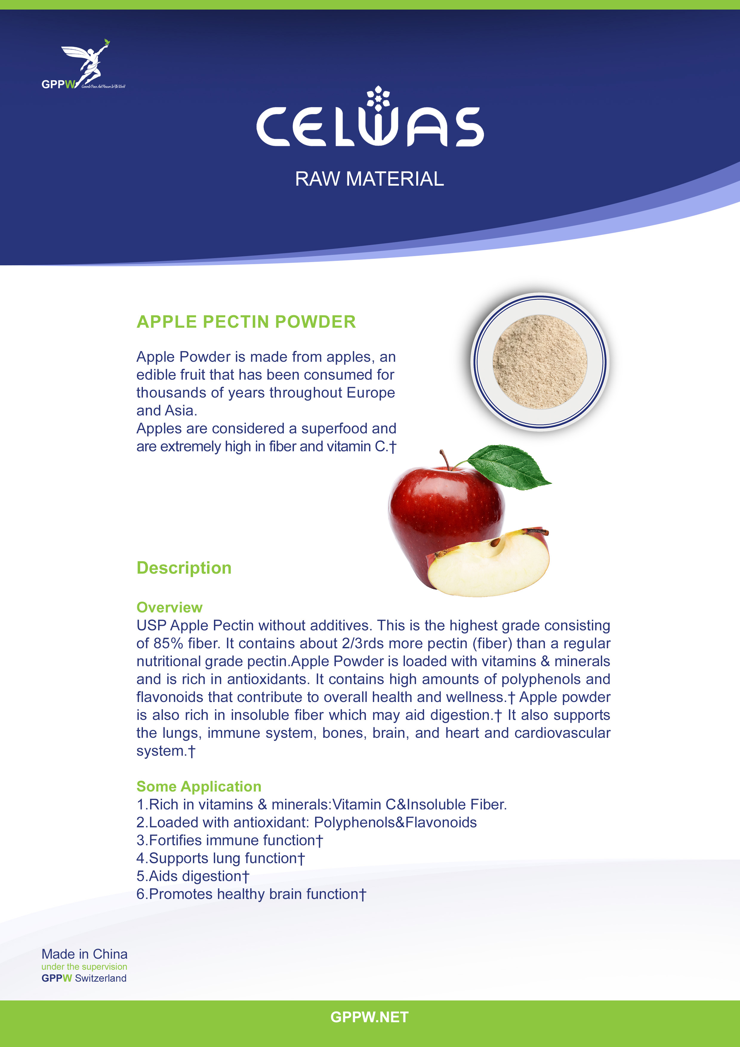 C-Apple Pectin Powder