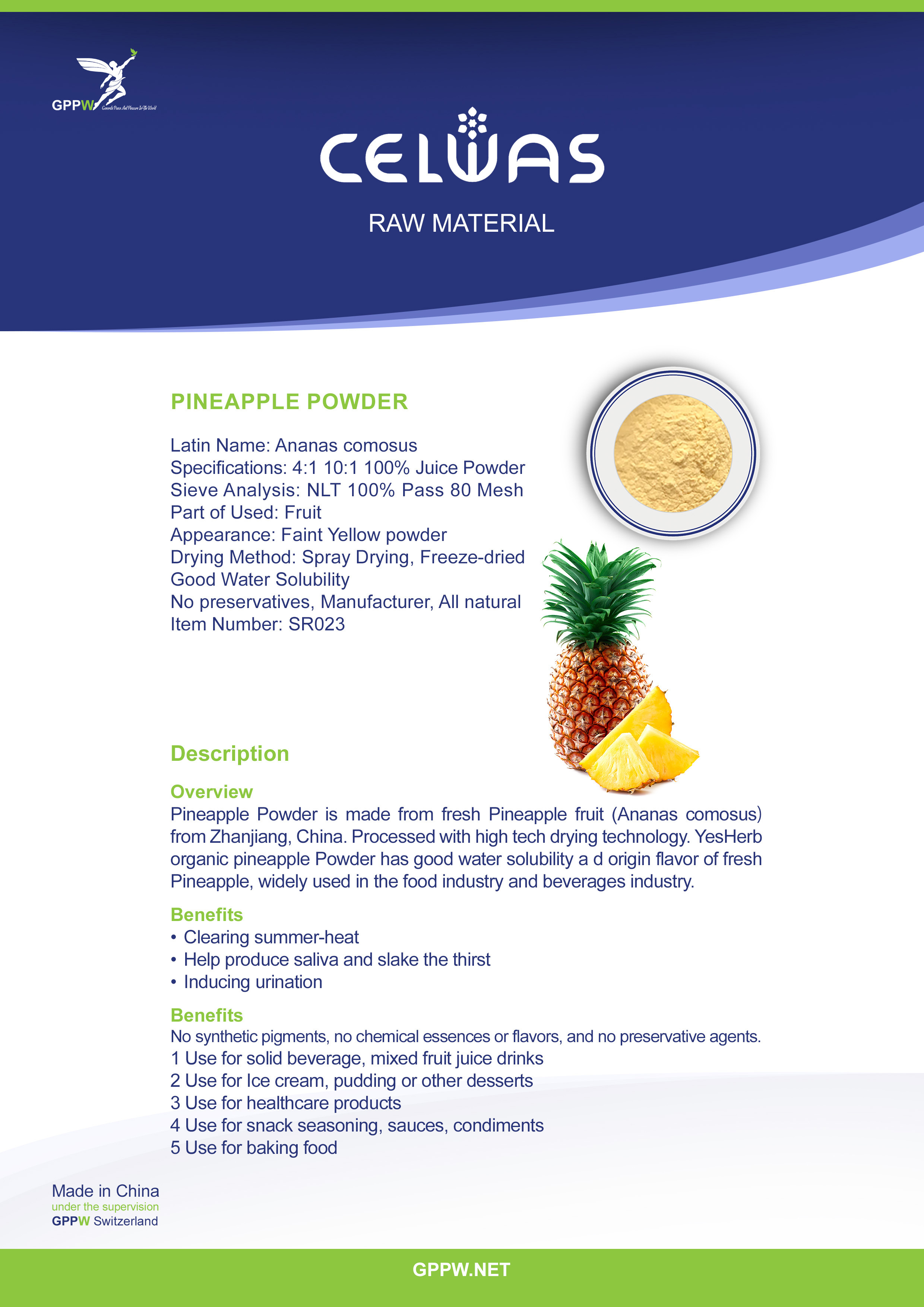 C-Pineapple Powder