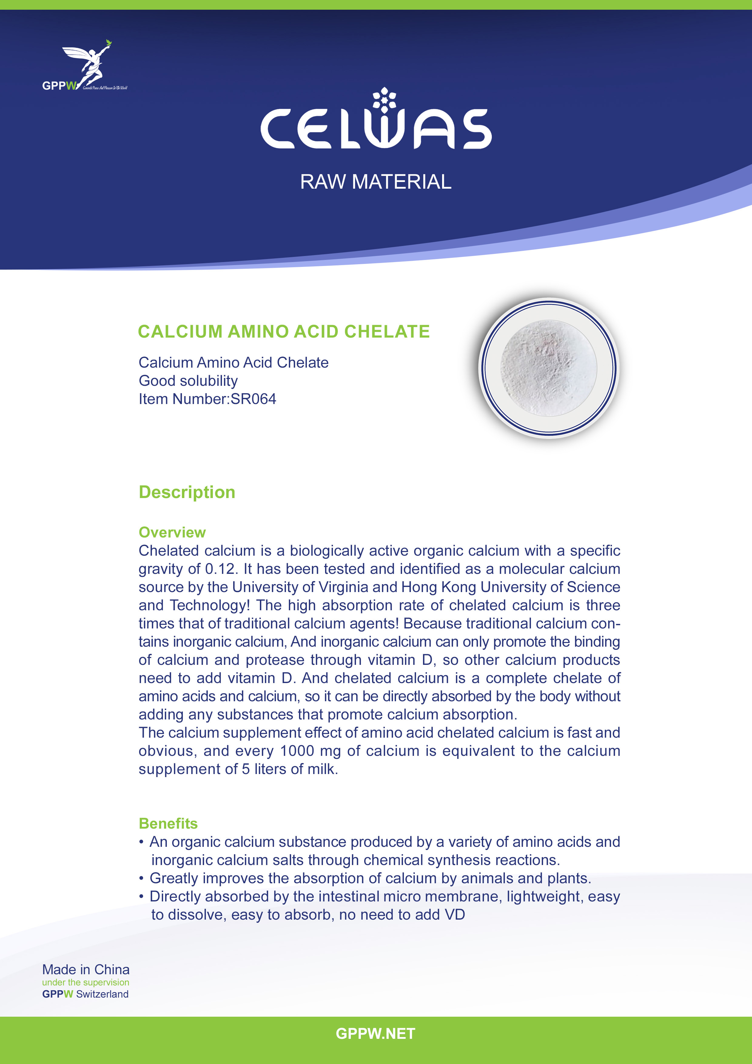 C-Calcium Amino Acid Chelate
